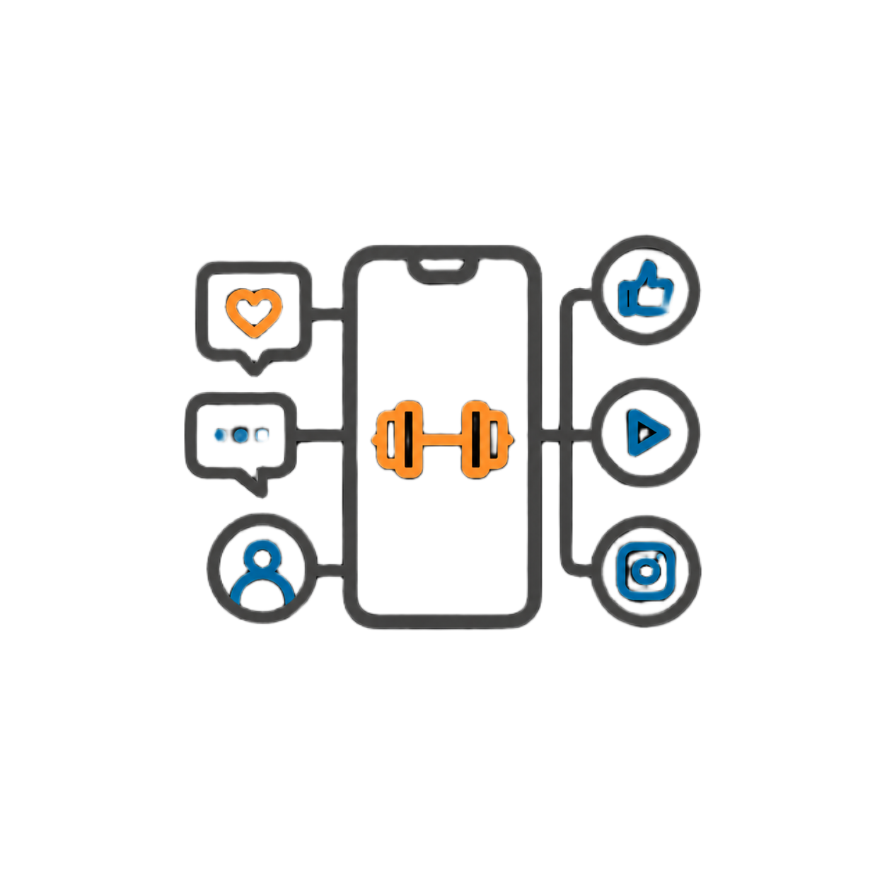 Social Media & Fitness Solutions icon